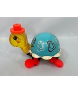 Vintage Fisher Price Turtle Pull Toy 1962 Complete Works - £11.81 GBP