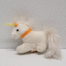 Vintage White Unicorn Pencil Topper Clip On Hugger Grabber Mini Plush Dan-Dee - £8.85 GBP