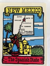 Vintage Original New Mexico 1950&#39;s Auto Travel Decal Camper RV Luggage Car - $19.75