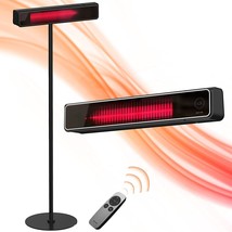 EAST OAK Patio Heater Electric, 1500W Standing Outdoor Heaters - £223.81 GBP