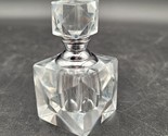 Elegant Tizo Faceted Crystal Diamond Cut Perfume Bottle w/Wand Dauber Be... - $39.59