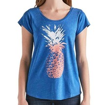 Lucky Brand Ladies&#39; Graphic Tee, BLUE PINAPPLE, M - $10.50