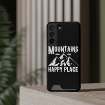 iPhone 13, Samsung S21, S22 Rugged Phone Case with Card Holder - &quot;Mountains are  - £22.30 GBP+