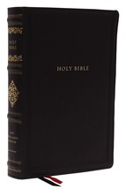 NKJV, Wide-Margin Reference Bible, Sovereign Collection, Leathersoft, Black, Red - £53.10 GBP