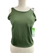 New With Tags Adidas Training Crop Tank Bra Top Wild Pine Size L Retail $40 - $14.84