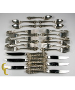 Reed &amp; Barton El Greco Sterling Silver Flatware Set 23 Pieces Nice Condi... - $2,267.85 CAD