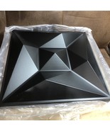 Black 3D Wall Panels PVC for Accent Wall - 17  Pack 12”x12” New!! - $24.74