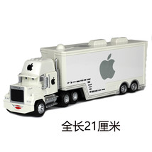 Racing Story 36 Racing Container Truck Alloy Car Model Children&#39;s Toy Car Car Ki - £13.45 GBP