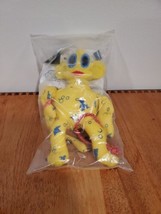Lost In Space Movie Blawp 1998 7&quot; Yellow Blue Plastic Head Plush Stuffed - £7.40 GBP