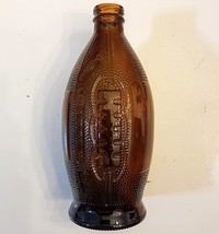Coors Light RARE Pigskin Football Beer Bottle NO LABEL Brown Glass - £79.26 GBP