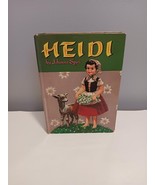 Heidi by Johanna Spyri~Vintage Hardcover Book ~Whitman Publishing 1954 - $150.12 MXN