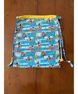 Handmade by PZQUILTS  Child Mickey &amp; Friends Backpack With Draw Straps - $15.95