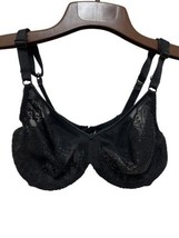 36D C630 3630 Black Bali Powershape Lace Underwire Bra FREE SHIP Discontinued - £15.45 GBP