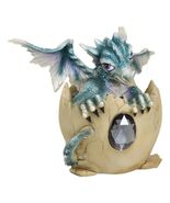 December Birthstone Dragon Egg Statue Onyx Gem Birthday Dragon Hatchling... - €25,73 EUR