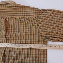 Columbia Mens Yellow & Brown Cotton Plaid Button-Down Collar Shirt Long Sleeve L image 14