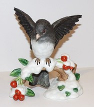 LOVELY 1991 LENOX FINE PORCELAIN DARK-EYED JUNCO GARDEN BIRD COLLECTION ... - $32.66