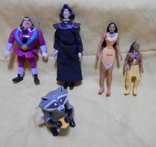Lot of 5: &quot;Pocahontas&quot; Mc Donald Happy Meal Toy Figures, Old Vintage Collectible - £15.21 GBP