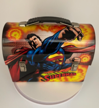 Superman Lunchbox Tin Box Superman DC Comics Lunchbox Super heroes Vintage 2001  - $6.64