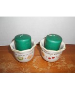 Two Scalloped Bowl Candle Holders - $379.94 MXN