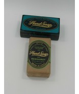 2 HOPIFICIO Italian Triple Milled Soap Bars Men - Bourbon &amp; Bergamot - £19.45 GBP