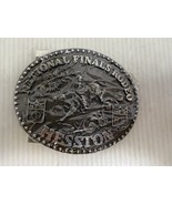 1988 Hesston NFR Belt Buckle NOS Rodeo Bronc Rider Cowboy Vintage Nation... - €16,22 EUR