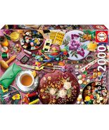 NEW Educa Jigsaw Puzzle 2000 Pieces Adults 20263 Sewing Table - $62.14 CAD