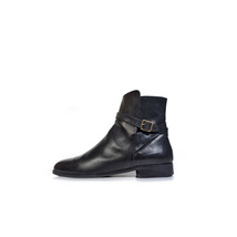 VTG RALPH LAUREN Boots Size 10 Women Halton Welington Black Leather Ankle Boots - £182.51 GBP