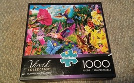 Buffalo Games Vivid Collection - Hummingbird Garden - 1000 Piece Jigsaw ... - £12.58 GBP
