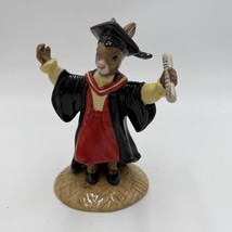 Royal Doulton Graduation Time Bunnykins DB329 2005 Bunny Figurine Porcel... - $67.50
