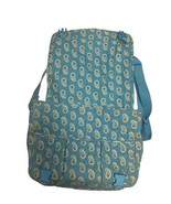 Vera Bradley Blue Paisley Diaper Bag Unisex 6 Pockets Zipper up in Back - $19.07 CAD
