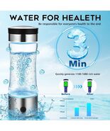 Hydrogen Water Bottle Generator Rechargeable SPE PEM Tech 2024 Model - $326.41 MXN