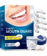 Anti Grinding Guard Mouth Guard Grinding Teeth at Night 12 Cleaning Tablets - $292.66 MXN