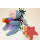 Disney Eeyore 1999 Christmas To Remember Plush Ornament Winnie Pooh Frie... - $19.95