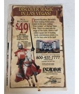 1994 Excalibur Hotel &amp; Casino Vintage Print Ad Advertisement Las Vegas pa19 - £6.18 GBP