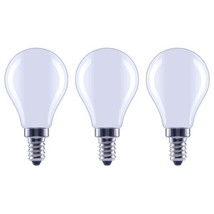 EcoSmart 60-Watt Dimmable Candelabra Base Frosted Glass LED Bulb Daylight 3-Pack - £8.48 GBP