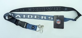 NFL Las Vegas RAIDERS Lanyard Keys &amp; Badge ID Holder, new with Tag - £4.65 GBP