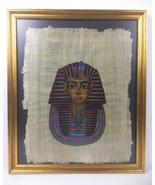 Egypt Head Wall Art Picture Paper/Leaf Like Material Framed 19 5/8”H X 1... - $75.00