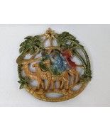 Nativity Three Wisemen Camel Christmas Ornament 4.5 Inch - £19.69 GBP