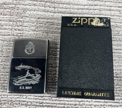 Vintage 1994 Zippo Lighter USN U.S. Navy USA - £58.47 GBP