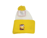 VINTAGE HALLMARK SHIRT TALES RACCOON YELLOW + WHITE KIDS WINTER HAT NEW ... - £44.08 GBP