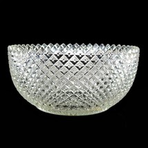 Anchor Hocking Miss America Clear Large Fruit Bowl Vintage 1930s Glasswa... - $24.70