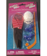 Doll Hockey Clothes W Jersey/Pants/Stick/Puck/Skates/Helmet-Fits Most 11... - $235.97 MXN
