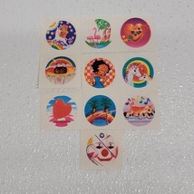 Vintage 80s Lisa Frank Betty Boop Unicorns Bear Cat Clown Hearts Stickers - $34.55