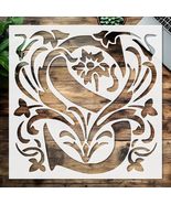 Stencil Large Letter S with Patterns, Plastic Reusable, Reusable Plastic... - €13,65 EUR
