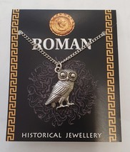 Westair - Roman Historical Jewellery - Roman Owl Pendant - Pewter - £5.05 GBP