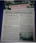 Vintage Travel trends world Service for Travelers Brochure 1956 - $4.99