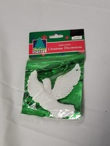 1993 Trim A Tree Vintage Christmas White Dove Ornament Holiday Spirit - £7.06 GBP