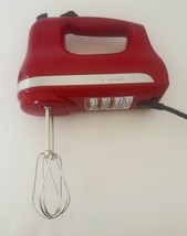 Kitchen Aid 5 Speed Stainless Steel Hand Mixer Empire Red - £19.98 GBP
