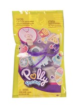 Polly Pocket Tiny Ring And Necklace , Pizza and Flamingo Included - £11.75 GBP