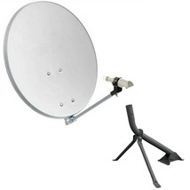 30 Inch 76Cm Satellite Dish Free Tv Ku Band Fta With Tr Mount And Single Lnb - £201.25 GBP